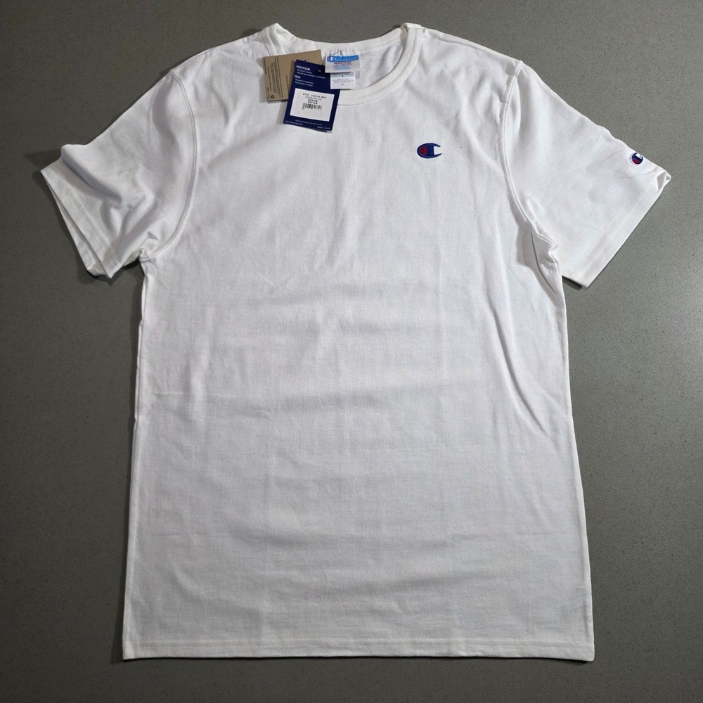 Champion Heritage White Heavyweight Cotton T-Shirt GT19 Y06145 WHC Medium NWT